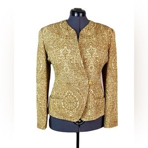 90’s Vintage Brocade hour class blazer
